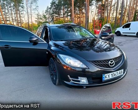 Чорний Мазда 6, об'ємом двигуна 2 л та пробігом 220 тис. км за 6900 $, фото 1 на Automoto.ua