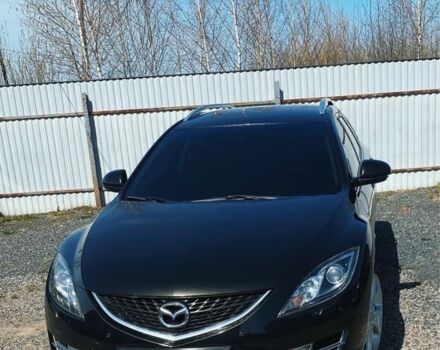 Черный Мазда 6, объемом двигателя 2 л и пробегом 240 тыс. км за 7200 $, фото 2 на Automoto.ua