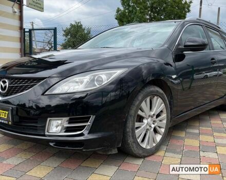 Черный Мазда 6, объемом двигателя 2 л и пробегом 328 тыс. км за 6250 $, фото 2 на Automoto.ua