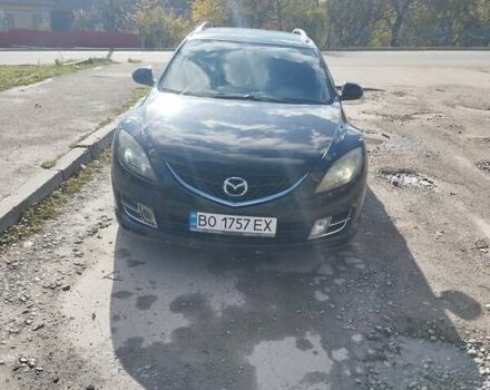Черный Мазда 6, объемом двигателя 2 л и пробегом 315 тыс. км за 6500 $, фото 4 на Automoto.ua