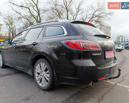 Черный Мазда 6, объемом двигателя 2 л и пробегом 205 тыс. км за 7600 $, фото 5 на Automoto.ua