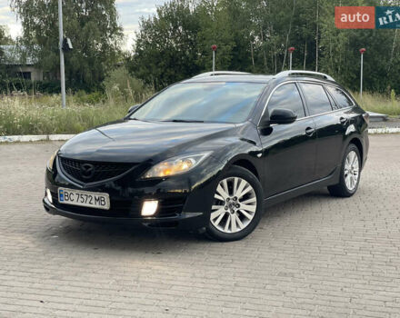 Черный Мазда 6, объемом двигателя 2 л и пробегом 343 тыс. км за 5600 $, фото 4 на Automoto.ua