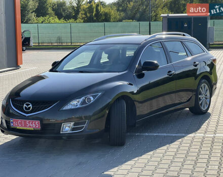 Черный Мазда 6, объемом двигателя 1.8 л и пробегом 220 тыс. км за 9700 $, фото 2 на Automoto.ua