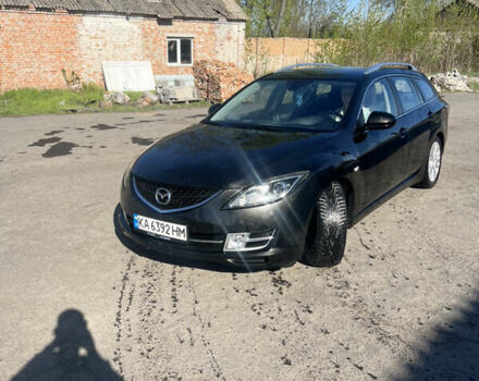 Черный Мазда 6, объемом двигателя 2 л и пробегом 252 тыс. км за 6800 $, фото 4 на Automoto.ua