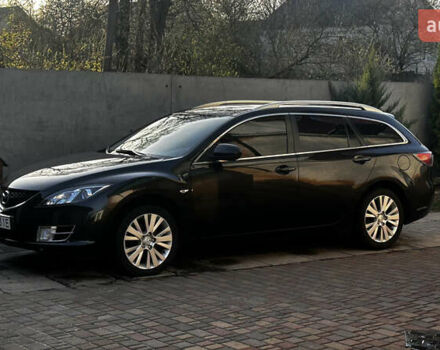 Черный Мазда 6, объемом двигателя 2 л и пробегом 230 тыс. км за 2840 $, фото 3 на Automoto.ua