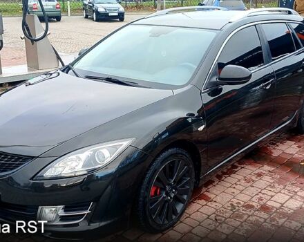Черный Мазда 6, объемом двигателя 2 л и пробегом 219 тыс. км за 7200 $, фото 3 на Automoto.ua
