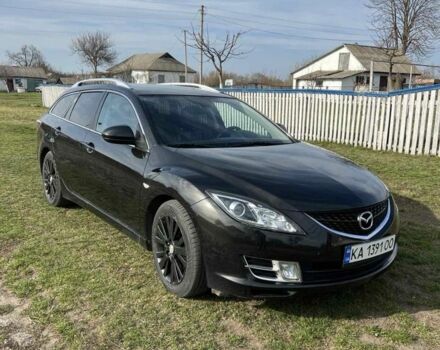 Чорний Мазда 6, об'ємом двигуна 2.2 л та пробігом 269 тис. км за 6200 $, фото 1 на Automoto.ua