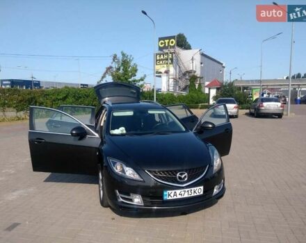 Черный Мазда 6, объемом двигателя 2 л и пробегом 195 тыс. км за 7300 $, фото 13 на Automoto.ua