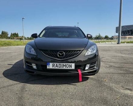 Черный Мазда 6, объемом двигателя 2 л и пробегом 251 тыс. км за 7000 $, фото 1 на Automoto.ua
