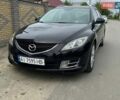 Черный Мазда 6, объемом двигателя 2 л и пробегом 175 тыс. км за 7200 $, фото 1 на Automoto.ua