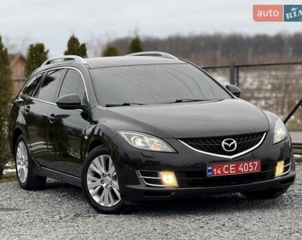Черный Мазда 6, объемом двигателя 2.2 л и пробегом 250 тыс. км за 6150 $, фото 2 на Automoto.ua