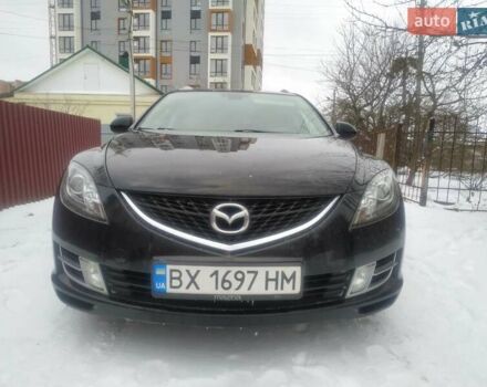 Черный Мазда 6, объемом двигателя 2 л и пробегом 276 тыс. км за 6700 $, фото 1 на Automoto.ua
