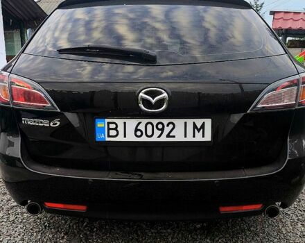 Черный Мазда 6, объемом двигателя 2 л и пробегом 230 тыс. км за 6900 $, фото 2 на Automoto.ua