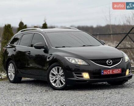 Черный Мазда 6, объемом двигателя 2.2 л и пробегом 250 тыс. км за 6150 $, фото 3 на Automoto.ua