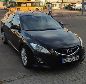 Черный Мазда 6, объемом двигателя 2.18 л и пробегом 307 тыс. км за 7350 $, фото 13 на Automoto.ua