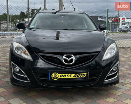 Черный Мазда 6, объемом двигателя 2.18 л и пробегом 280 тыс. км за 8500 $, фото 1 на Automoto.ua