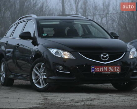 Черный Мазда 6, объемом двигателя 2 л и пробегом 191 тыс. км за 7999 $, фото 1 на Automoto.ua