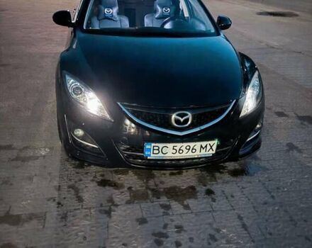 Черный Мазда 6, объемом двигателя 2.2 л и пробегом 414 тыс. км за 6500 $, фото 2 на Automoto.ua
