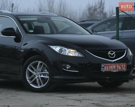 Черный Мазда 6, объемом двигателя 2 л и пробегом 191 тыс. км за 7999 $, фото 2 на Automoto.ua