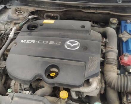 Черный Мазда 6, объемом двигателя 2.2 л и пробегом 305 тыс. км за 7200 $, фото 1 на Automoto.ua