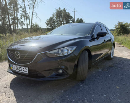Черный Мазда 6, объемом двигателя 2.2 л и пробегом 272 тыс. км за 12500 $, фото 2 на Automoto.ua