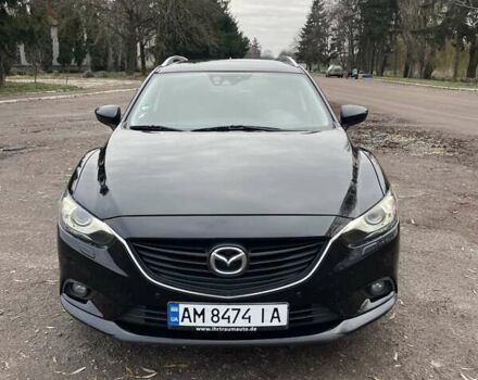 Черный Мазда 6, объемом двигателя 2.18 л и пробегом 240 тыс. км за 9500 $, фото 12 на Automoto.ua