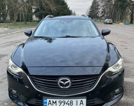 Черный Мазда 6, объемом двигателя 2.18 л и пробегом 175 тыс. км за 11000 $, фото 1 на Automoto.ua