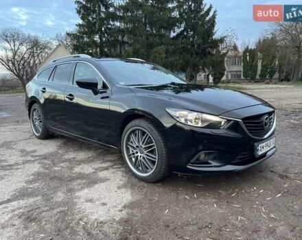 Черный Мазда 6, объемом двигателя 2.18 л и пробегом 175 тыс. км за 11000 $, фото 14 на Automoto.ua
