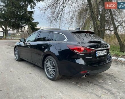 Черный Мазда 6, объемом двигателя 2.18 л и пробегом 175 тыс. км за 11000 $, фото 7 на Automoto.ua