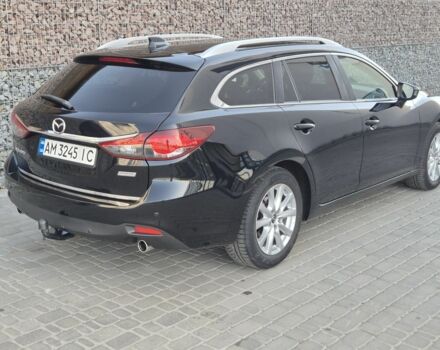 Черный Мазда 6, объемом двигателя 2.2 л и пробегом 262 тыс. км за 9800 $, фото 1 на Automoto.ua