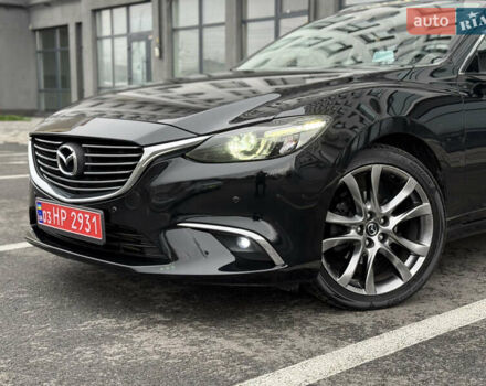 Черный Мазда 6, объемом двигателя 2.2 л и пробегом 219 тыс. км за 14200 $, фото 10 на Automoto.ua
