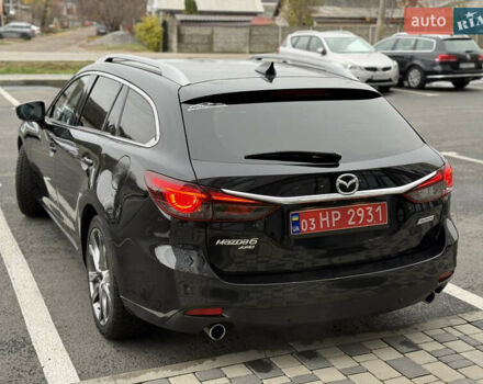 Черный Мазда 6, объемом двигателя 2.2 л и пробегом 219 тыс. км за 14200 $, фото 2 на Automoto.ua