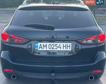 Черный Мазда 6, объемом двигателя 2.19 л и пробегом 160 тыс. км за 15500 $, фото 4 на Automoto.ua