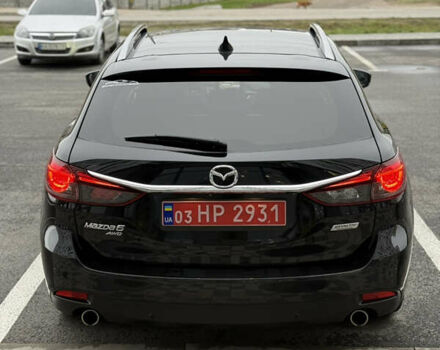 Черный Мазда 6, объемом двигателя 2.2 л и пробегом 219 тыс. км за 14200 $, фото 3 на Automoto.ua