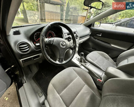 Черный Мазда 6, объемом двигателя 1.8 л и пробегом 230 тыс. км за 3999 $, фото 82 на Automoto.ua