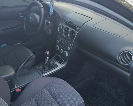Черный Мазда 6, объемом двигателя 2 л и пробегом 222 тыс. км за 4800 $, фото 4 на Automoto.ua