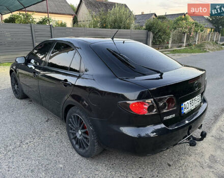 Черный Мазда 6, объемом двигателя 2 л и пробегом 210 тыс. км за 4600 $, фото 6 на Automoto.ua