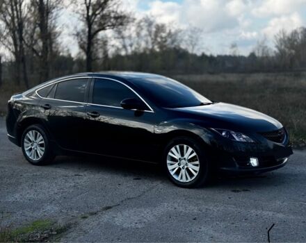 Черный Мазда 6, объемом двигателя 2 л и пробегом 199 тыс. км за 6500 $, фото 2 на Automoto.ua