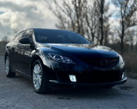 Черный Мазда 6, объемом двигателя 2 л и пробегом 199 тыс. км за 6500 $, фото 1 на Automoto.ua