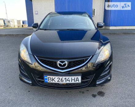 Черный Мазда 6, объемом двигателя 1.8 л и пробегом 184 тыс. км за 7100 $, фото 1 на Automoto.ua