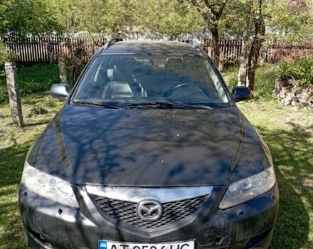 Черный Мазда 6, объемом двигателя 2 л и пробегом 378 тыс. км за 2150 $, фото 1 на Automoto.ua
