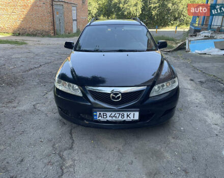 Черный Мазда 6, объемом двигателя 2 л и пробегом 383 тыс. км за 3000 $, фото 1 на Automoto.ua