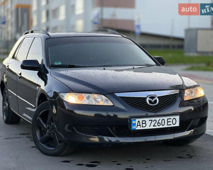 Черный Мазда 6, объемом двигателя 2 л и пробегом 290 тыс. км за 3200 $, фото 1 на Automoto.ua