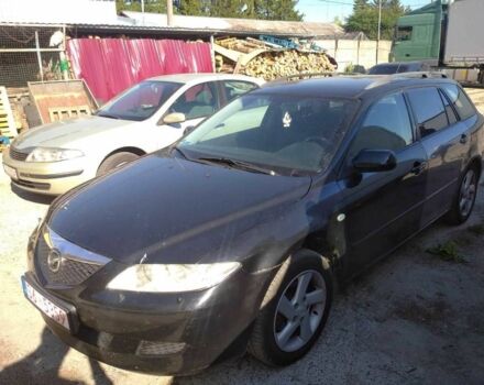 Черный Мазда 6, объемом двигателя 1.8 л и пробегом 270 тыс. км за 3999 $, фото 1 на Automoto.ua