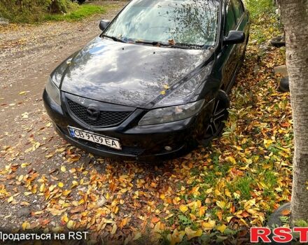 Черный Мазда 6, объемом двигателя 1.8 л и пробегом 350 тыс. км за 1450 $, фото 1 на Automoto.ua