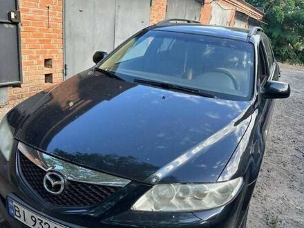 Чорний Мазда 6, об'ємом двигуна 2 л та пробігом 209 тис. км за 2350 $, фото 1 на Automoto.ua