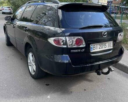 Черный Мазда 6, объемом двигателя 2 л и пробегом 297 тыс. км за 3300 $, фото 1 на Automoto.ua