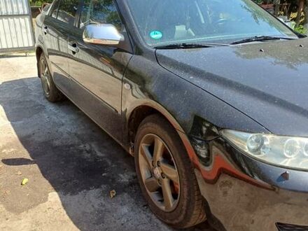Чорний Мазда 6, об'ємом двигуна 2 л та пробігом 388 тис. км за 3800 $, фото 1 на Automoto.ua