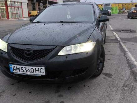 Черный Мазда 6, объемом двигателя 2 л и пробегом 390 тыс. км за 3500 $, фото 1 на Automoto.ua