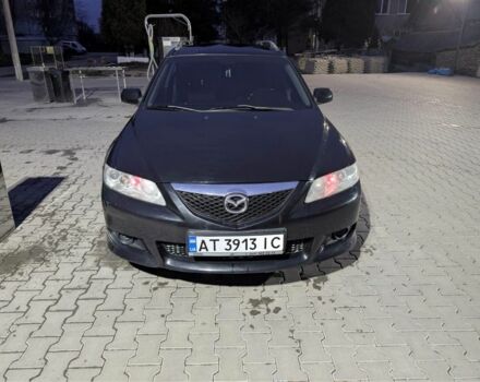Черный Мазда 6, объемом двигателя 2 л и пробегом 222 тыс. км за 3800 $, фото 1 на Automoto.ua